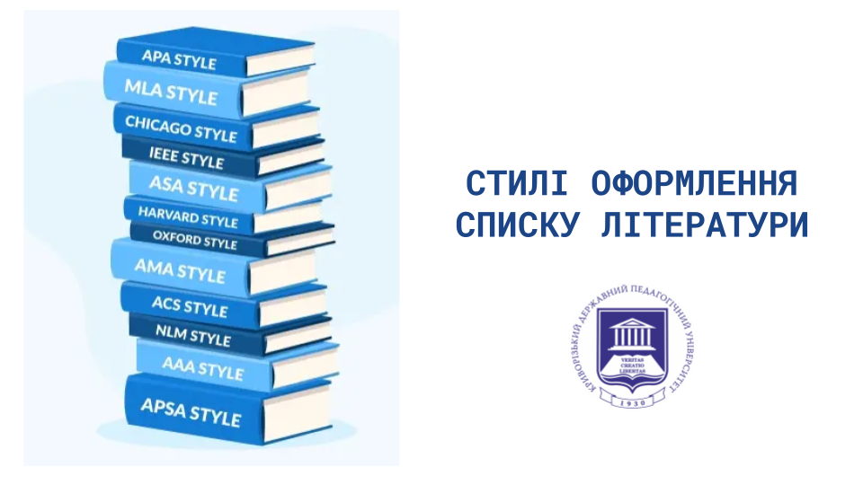 Стилі оформлення списку літератури